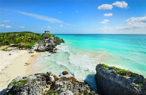 Mexico, Yucatan, Tulum, Beach With Photograph by Tetra Images - Fine Art America