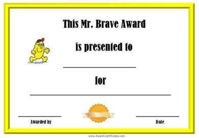 Bravery Award Certificate - 9+ Examples, Types, Pdf