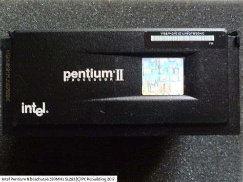 Intel Pentium II Deschutes 350MHz SL2U3 #04 - CPU - PC Rebuilding