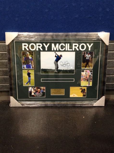 Golf - Rory Mcilroy Signed & Framed Photo Collage | Taylormade ...