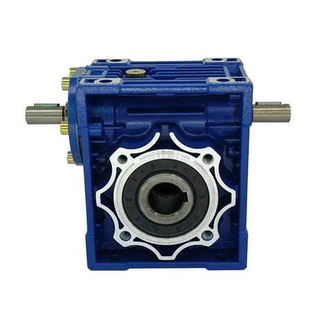 Nmrv 40 50 Worm Gearbox Double Shaft 120W Worm Gearbox Speed RV Reducer Worm Gearbox - China ...