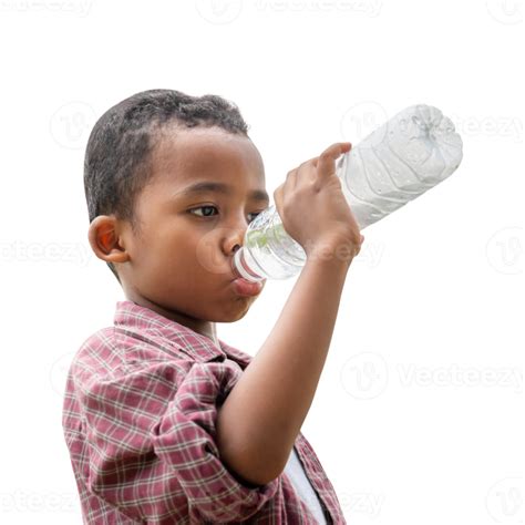 African American kid boy drinking water 22478454 PNG