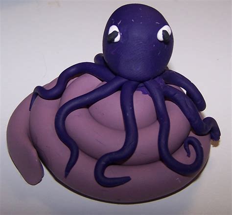 Polymer Clay Octopus Friend · A Clay Octopus · Molding on Cut Out + Keep