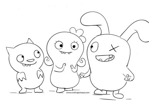 Ugly Dolls Coloring pages – Download Uglydolls for coloring