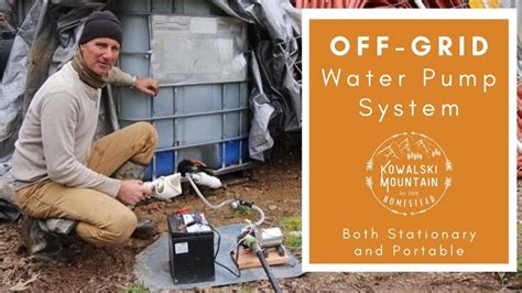 Off-Grid Water Pump System | Stationary and Portable Off-Grid Water System - YouTube