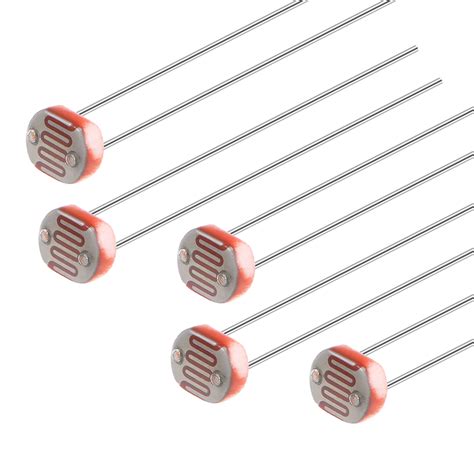 5pcs Photoresistor LDR 5mm Light-Dependent Resistor Sensor GL5537 - Walmart.com - Walmart.com