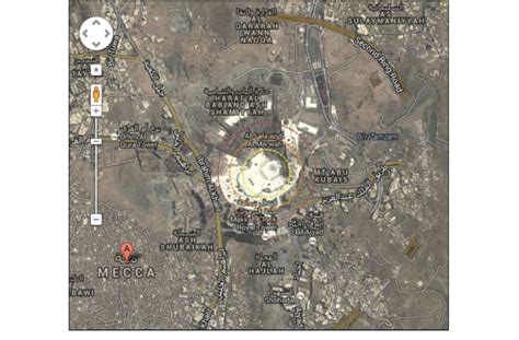 Map of Makkah with the Masjid in the centre | Download Scientific Diagram