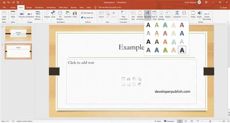 Insert WordArt in Microsoft PowerPoint | PowerPoint Tutorials