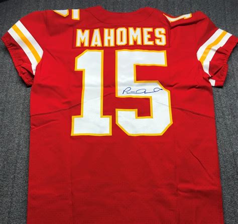 Patrick Mahomes signed authentic Chiefs jersey - with NFL 100 Logo ...