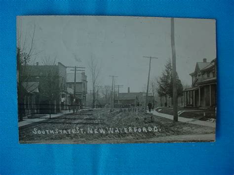 Early Real Photo New Waterford Ohio Postcards