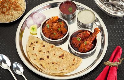 Chicken Mutton Special Thali – Padma Guest House