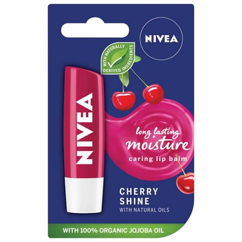 Buy Nivea Lip Balm Cherry Shine 5ml Online at Chemist Warehouse®