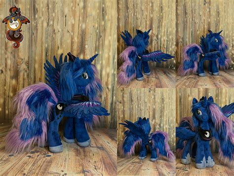 Princess Luna with embroidered wings and sparkls by Essorille on DeviantArt