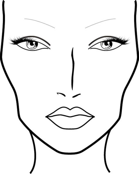 Makeup Face Template Printable Pdf | Makeupview.co