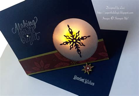 Paper Holiday Revisited: Easel Twist & Glow Card for Making Spirits Bright