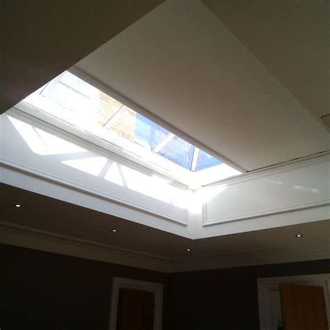 SHY ZIP electric blind for roof lanterns nearly closed, easy to use remote control by Deans ...