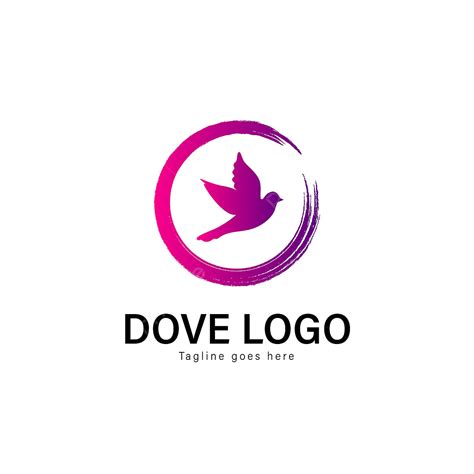 Dove Logo Template Design Dove Logo With Modern Frame Template for Free ...