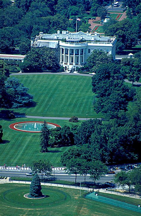 Aerial View of White House Photograph by Carl Purcell - Pixels