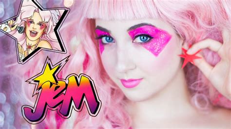 Jem ("Jem and the Holograms") Makeup Tutorial - YouTube