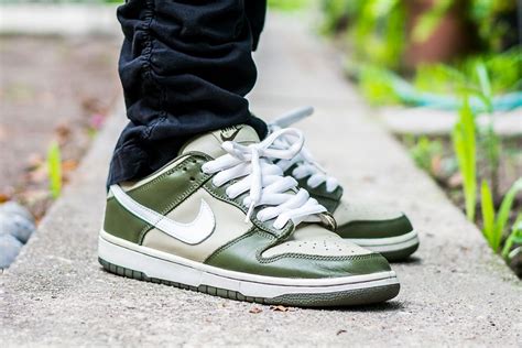 Nike Dunk Low Pro B Olive On Feet Sneaker Review | Nike, Nike dunk low ...