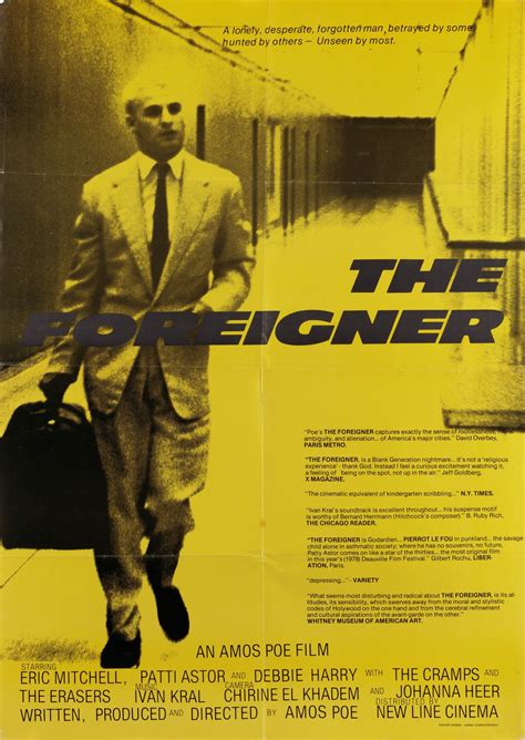 The Foreigner 1978 U.S. Poster - Posteritati Movie Poster Gallery