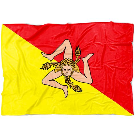 Sicilian Flag Fleece Blanket – P.S. I Love Italy