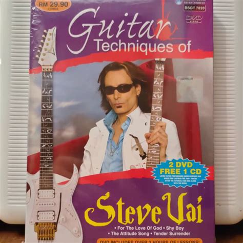 Free CD Steve Vai - Guitar Techniques Of Steve Vai (2 DVDs + 1 CD ...