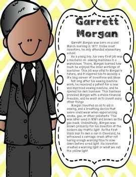 Garrett Morgan Black History Month Activities by Kayse Morris - The CEO ...