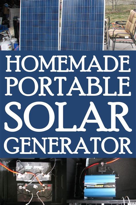 Homemade Portable Solar Generator - Modern Survival Online | Portable solar generator, Solar ...