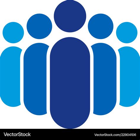 Group people logo icon design Royalty Free Vector Image