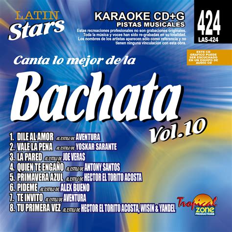 Karaoke Latin Stars 424 Bachata 10 - Walmart.com