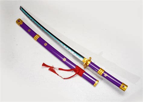 Purple-yama Enma Anime Katana Samurai Sword One Piece Handmade - Etsy ...