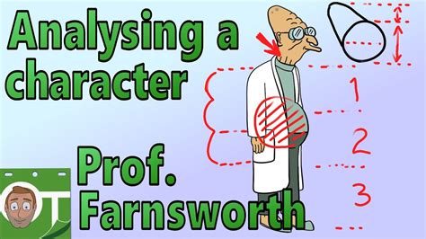 Analysing and drawing someone else's character - Professor Farnsworth from Futurama - in ...