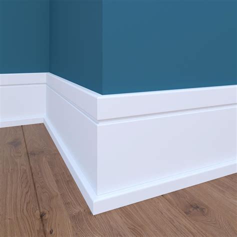 Craftsman 3/4-in x 16-ft L254 Primed White Wood Shoe Lowes.com in 2021 | Baseboard styles ...