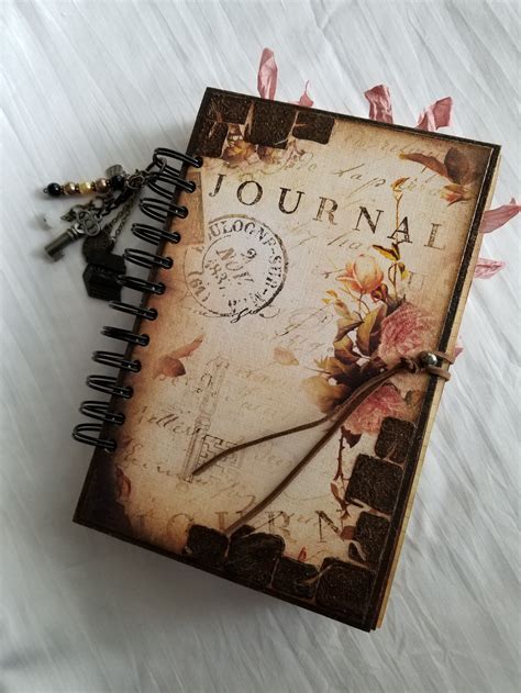 This beautiful handmade journal has 57 pages for journaling and ...