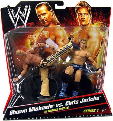 WWE Wrestling Battle Pack Series 1 Shawn Michaels vs. Chris Jericho ...