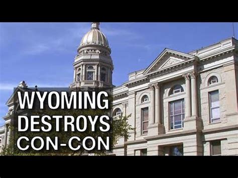 Wyoming Legislators Defeat “Convention of States” resolution for ...