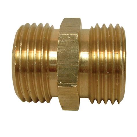 Everbilt Lead-Free Brass Garden Hose Adapter 3/4 in. MGH-801679 - The Home Depot