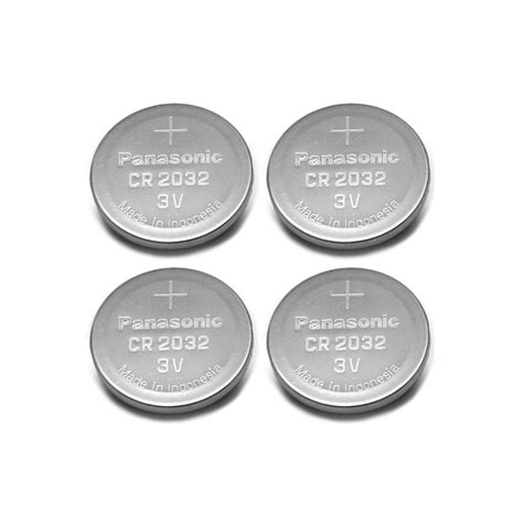 Panasonic CR2032 3V Lithium Coin Batteries (Pack of 4) - Walmart.com