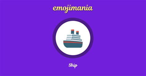 🚢 Ship emoji Copy & Paste - Emojimania