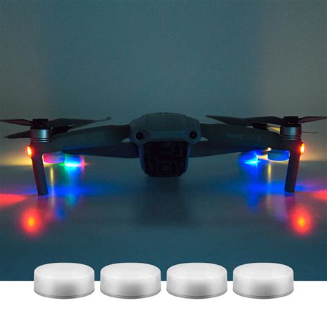 Led flash shine night flight light lamp universal for dji mini 2/mavic air 2/mavic mini/mavic 2 ...