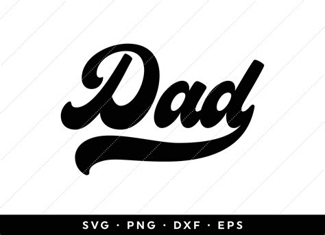 Retro Dad SVG Fathers Day SVG Vintage Font Dad SVG New Dad | Etsy