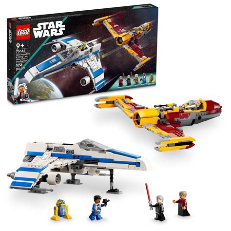 LEGO Star Wars: Ahsoka New Republic E-Wing vs. Shin Hati’s Starfighter 75364 Star Wars Playset ...