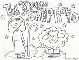 Good Shepherd Coloring Pages  Religious Doodles sketch template
