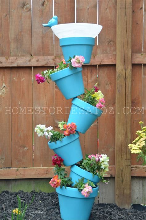 DIY Garden Planter & Birds Bath - Home Stories A to Z