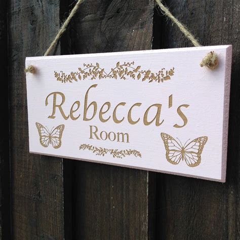 Personalised Bedroom Door Signs – Signs – Craft Shapes – Welsh ...