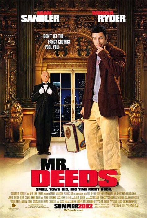 Mr. Deeds Movie Poster (#1 of 3) - IMP Awards