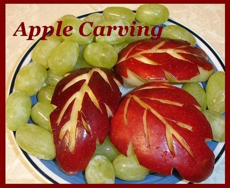 Stumbling around the Kitchen: Apple Carving