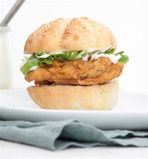 Fried chicken burger recipe - Healthy Recipe