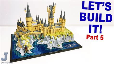 LEGO Harry Potter 2023 Hogwarts Castle & Grounds 76419 Build Part 5 - YouTube